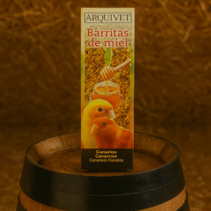 Barras de miel para canarios snack natural
